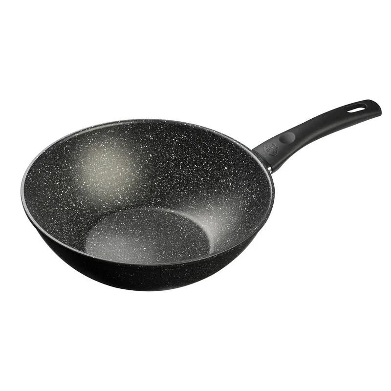 Vipiteno Wok Non-Stick Coating Wok Pan Suitable for Induction Cookers Aluminium Round Diameter 28 cm de Ballarini – photo produit