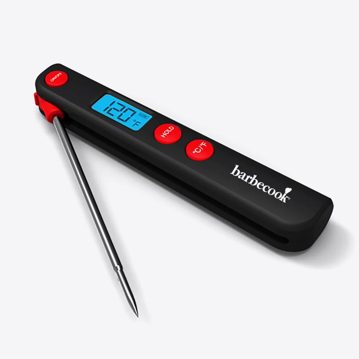 BBQ Thermometer - Vleesthermometer - Meet tot 140°C - Digitaal by Barbecook in Black – product photo
