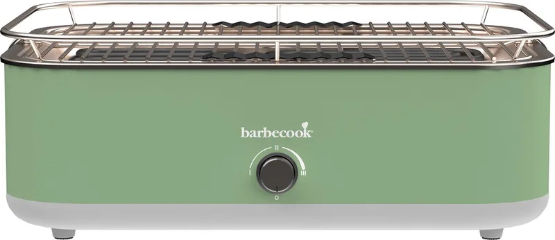 E-Carlo elektrische tafel BBQ Paris Green 42,5x33x16,5cm de Barbecook en Vert – photo produit