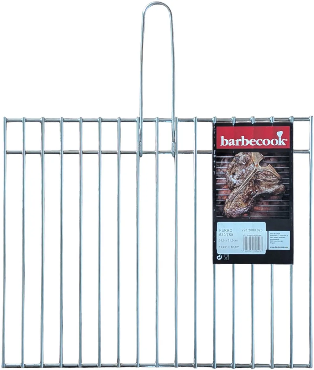 Grillrooster Ferro 620/750 - 38,8 x 31,2 cm von Barbecook in Chrom – Produktfoto
