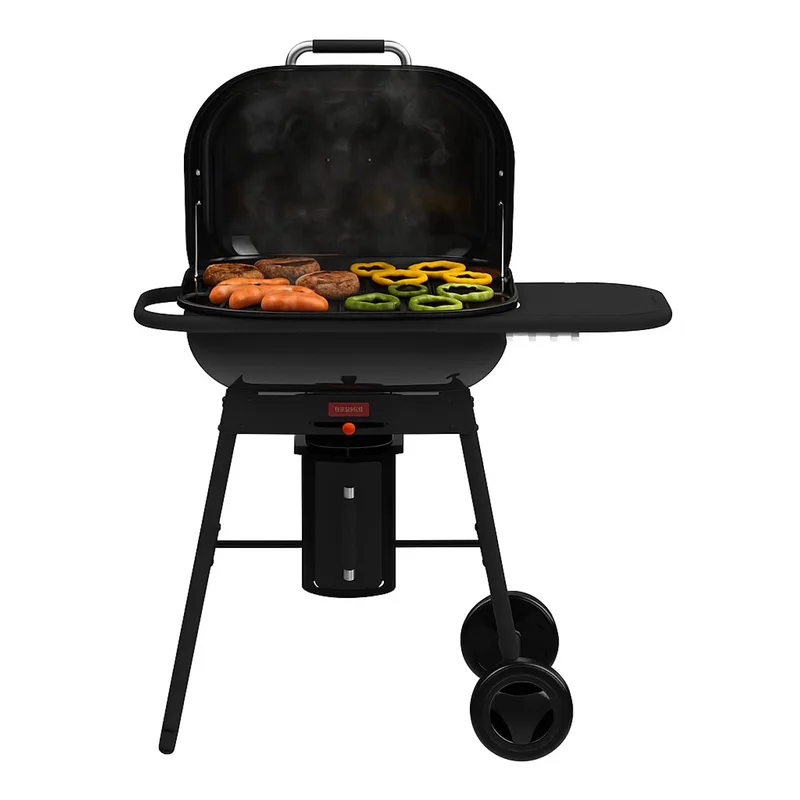 Magnus Comfort - Houtskoolbarbecue - 85x64x110cm by Barbecook in Black – product photo