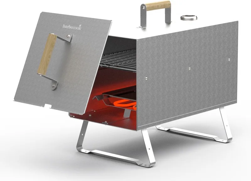 Otto 2.0 - Rookoven - Elektrisch - RVS - 51x26x41cm by Barbecook – product photo