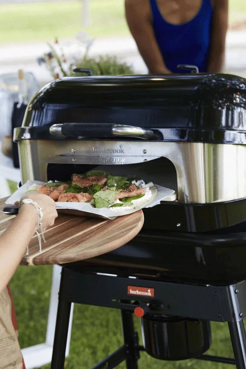 pizza-oven voor Magnus houtskoolbarbecue by Barbecook in Zilvergrijs – product photo