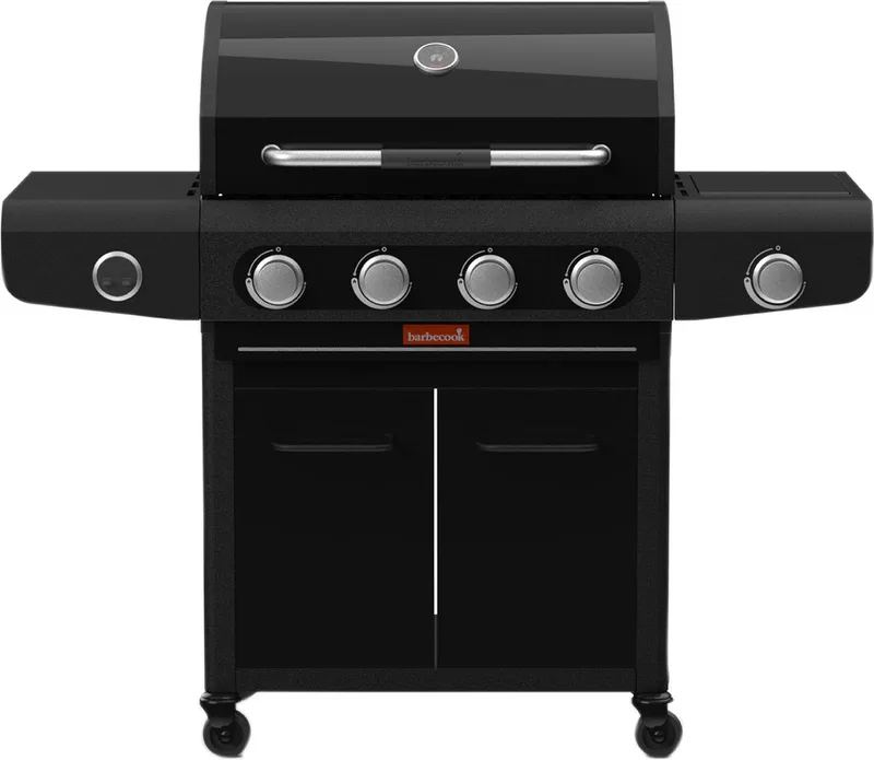Siesta 412 Graphite gas BBQ 132x56x118cm by Barbecook in Black – product photo
