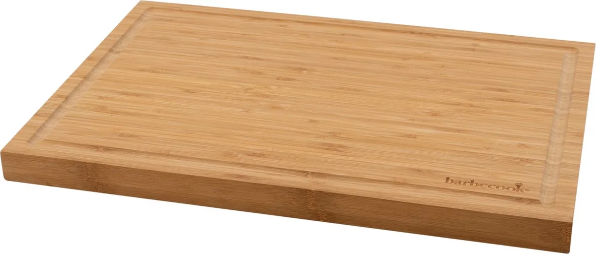 Snijplank - Met sapgeul - bamboe - 43x28x2cm van Barbecook in Houtkleur – productfoto