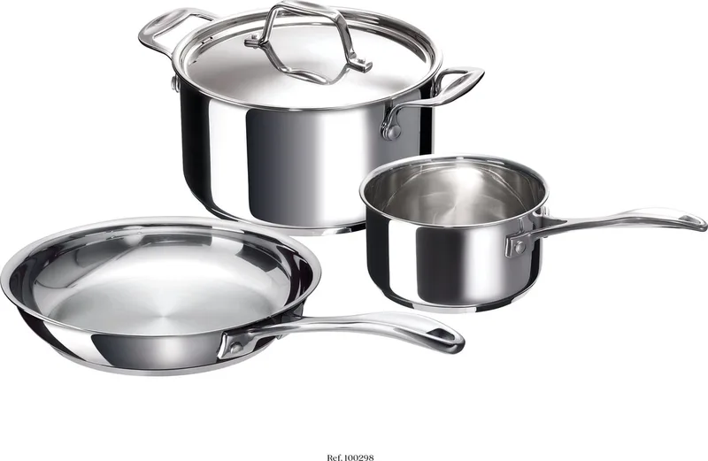 Chef 3-delige pannenset de Beka en Argent – photo produit