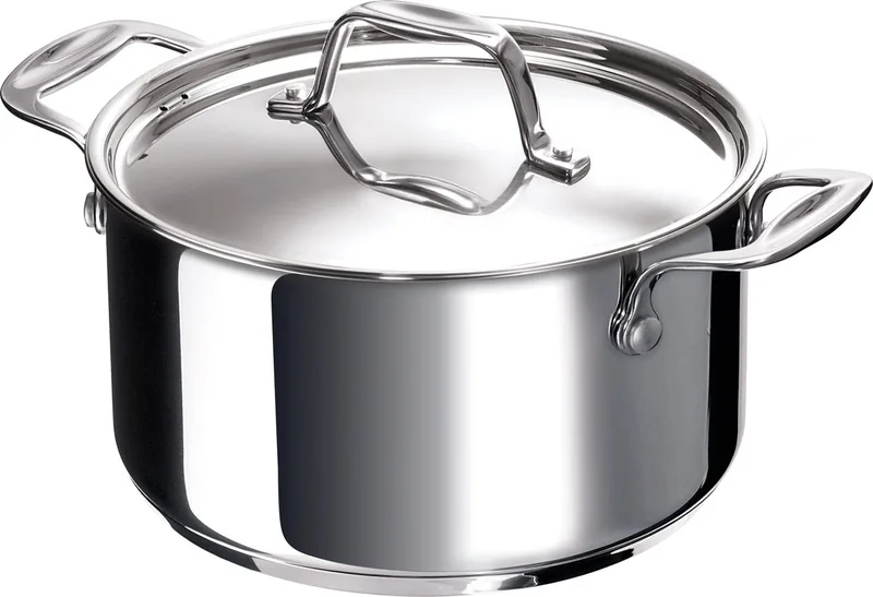 Chef Kookpot met Deksel - Rvs - Ø 28cm - 8,9L van Beka in Zilver – productfoto
