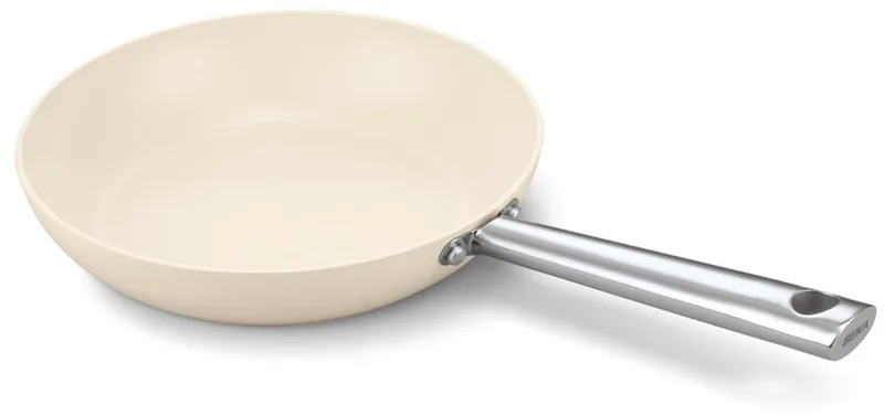Cicla Koekenpan - Ø 24 cm - Braadpan - Keramische Antikleeflaag - Gerecycleerd RSV - Inox - PFAS-vrij - Geschikt voor inductie - Crème by Beka in Black – product photo