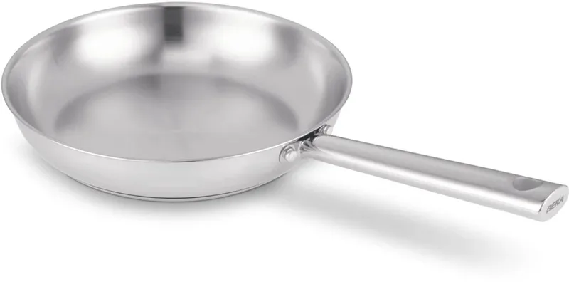 Cicla Koekenpan - Ø 28cm - Braadpan - Gerecycleerd RVS - PFAS-vrij - Geschikt voor inductie & vaatwasser by Beka in Chrome – product photo