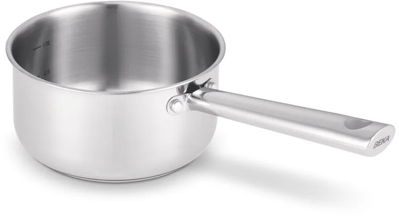 Cicla Sauspan - Ø 20 cm - Steelpan - Gerecycleerd RVS - Inox - PFAS-vrij - Geschikt voor inductie & vaatwasser by Beka in Chrome – product photo