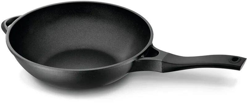 energy wokpan - Ø 30 cm - Keramische antikleeflaag - PFAS-vrij - Gerecycleerd aluminium - Geschikt voor inductie van Beka in Zwart – productfoto