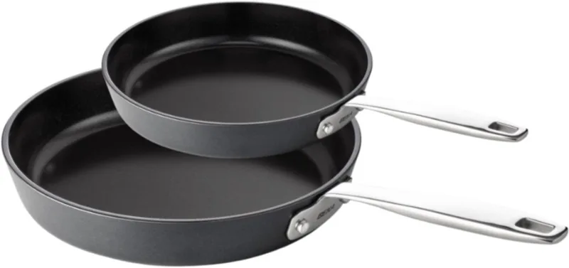 Koekenpannenset Maestro Alu 2-Delig - 24 & 28 cm Koekenpan - Keramische Anti Aanbaklaag - Gesmeed Aluminium - Geschikt Voor Alle Warmtebronnen från Beka i Svart – produktbild