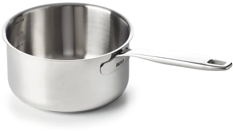 Maestro Steelpan - Ø 18 cm - Sauspan - 2,3 L - RSV - PFAS-vrij - Volumeaanduiding - Geschikt voor inductie & vaatwas de Beka en Chrome – photo produit