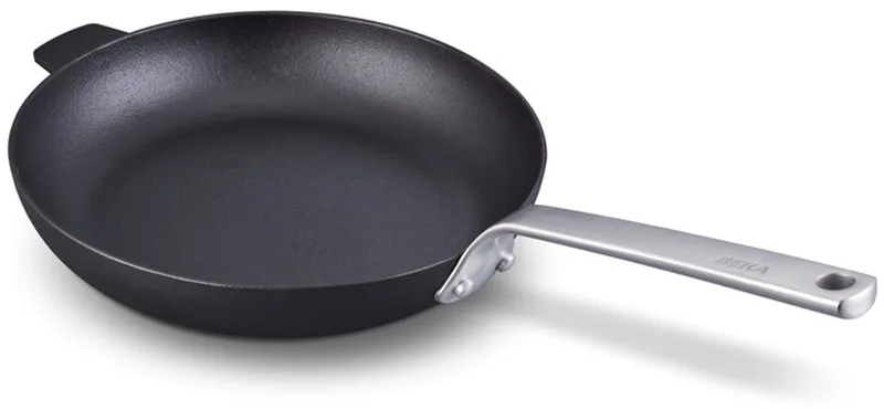 Stark braadpan/koekenpan - Ø 28 cm - Met zijgreep - Gietijzer - PFAS-vrij - Geschikt voor inductie & BBQ von Beka in Schwarz – Produktfoto