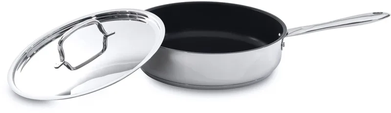 Braadpan antikleef met deksel 28 cm - PFAS-vrij by BergHOFF in Metaal – product photo