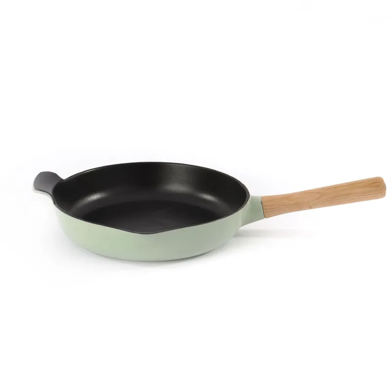 Braadpan gietijzer groen 26 cm - Groen - PFAS-vrij de BergHOFF en Vert – photo produit