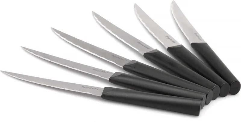 DiNA 6-delige steakmessenset Matrix von BergHOFF in Schwarz – Produktfoto
