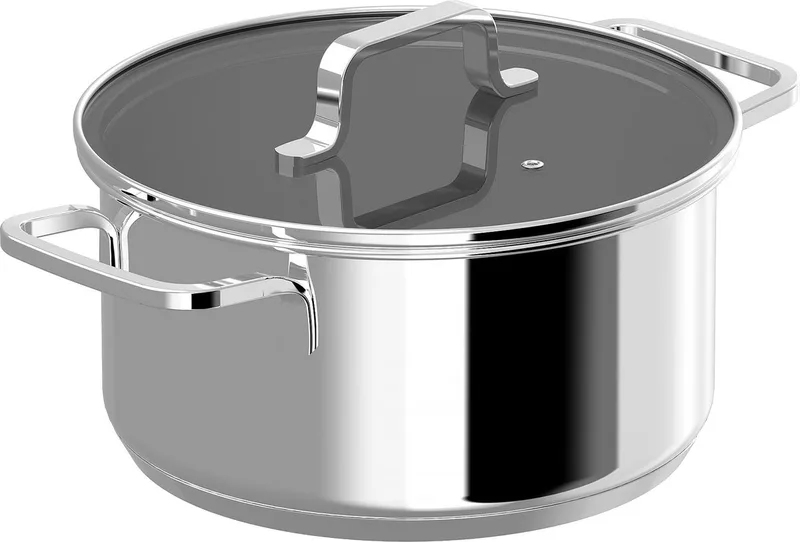 DiNA Kookpot met deksel Helix - Ø 20cm - PFAS-vrij by BergHOFF in Metaal – product photo