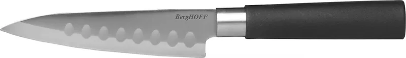 DiNA Santoku mes met uitsparingen Codon 12,5cm by BergHOFF in Black – product photo