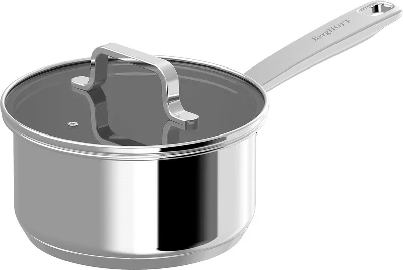 DiNA Steelpan met deksel Helix - Ø 16cm - PFAS-vrij van BergHOFF in Metaal – productfoto