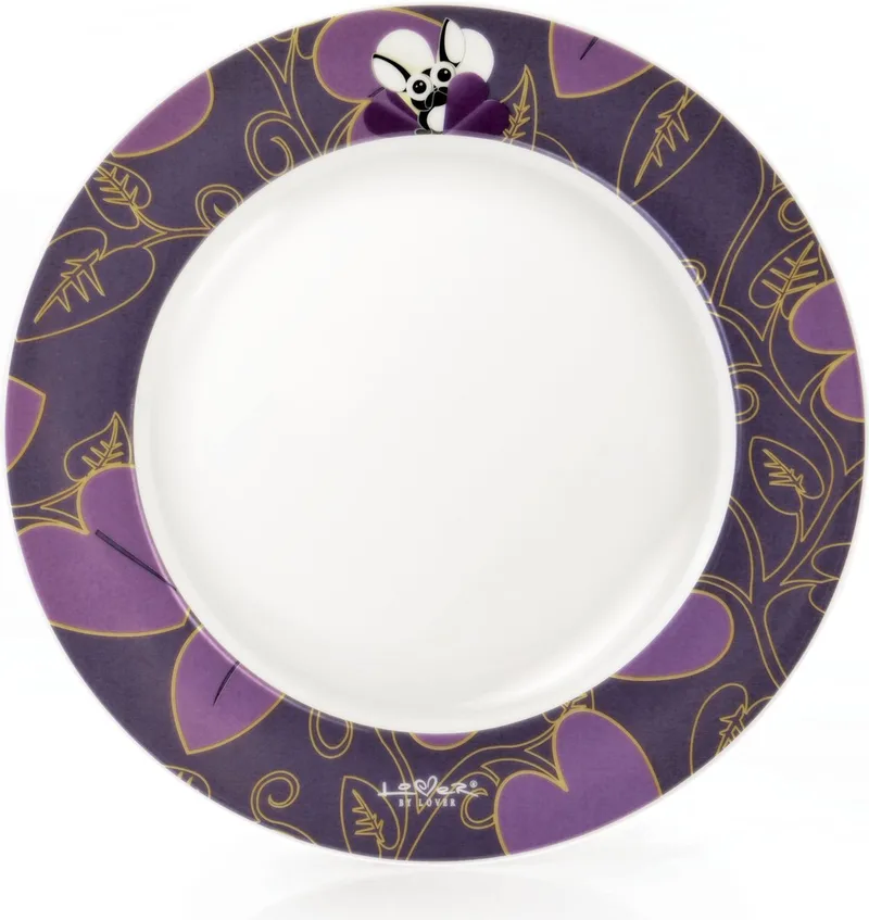 Essentials 4 x rond bord paars - Paars by BergHOFF in Purple – product photo