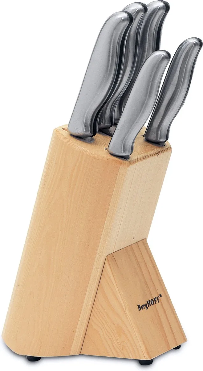 Essentials 6-delig messenblok - PFAS-vrij by BergHOFF in Black – product photo
