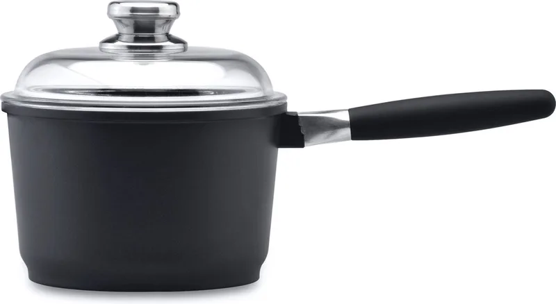Essentials Steelpan met deksel Scala 16 cm - PFAS-vrij van BergHOFF in Zwart – productfoto