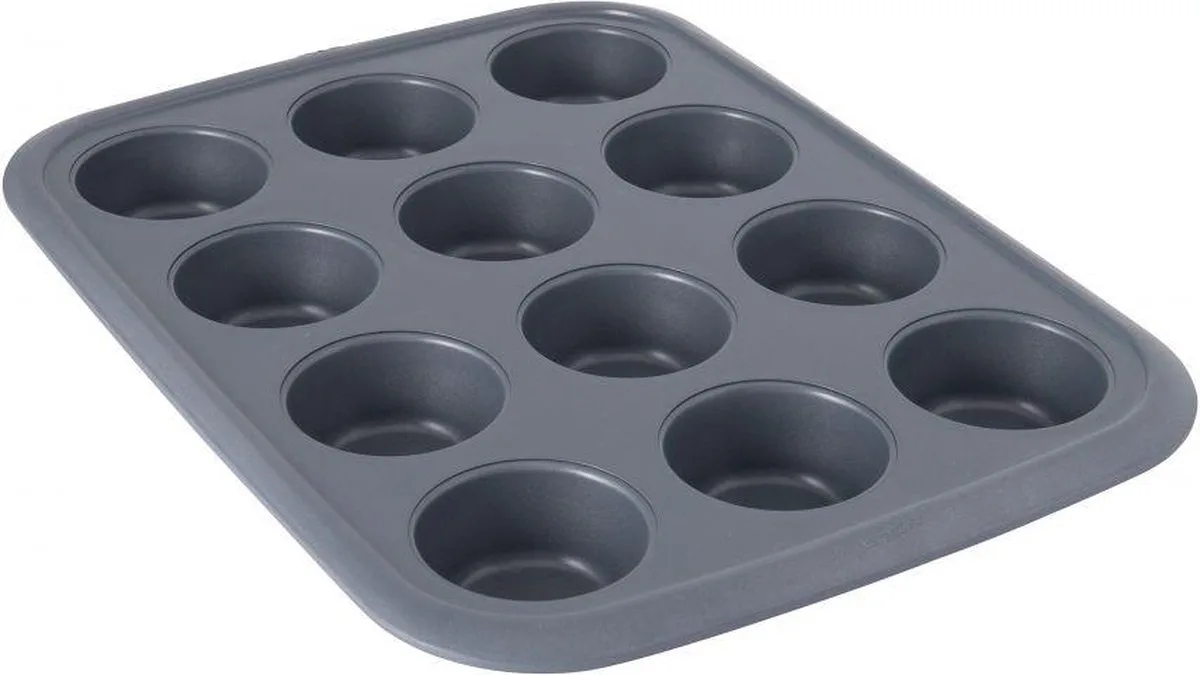 GEM Muffinvorm met 12 cups - PFAS-vrij van BergHOFF in Grijs – productfoto