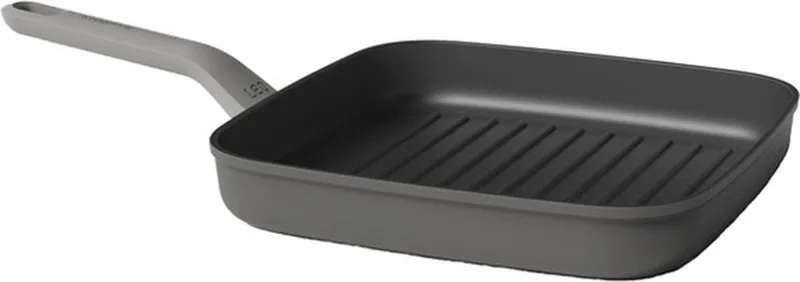 grillpan – Leo Lite – antiaanbaklaag – grijs – 26 cm, inductie, aluminium by BergHOFF in Green – product photo