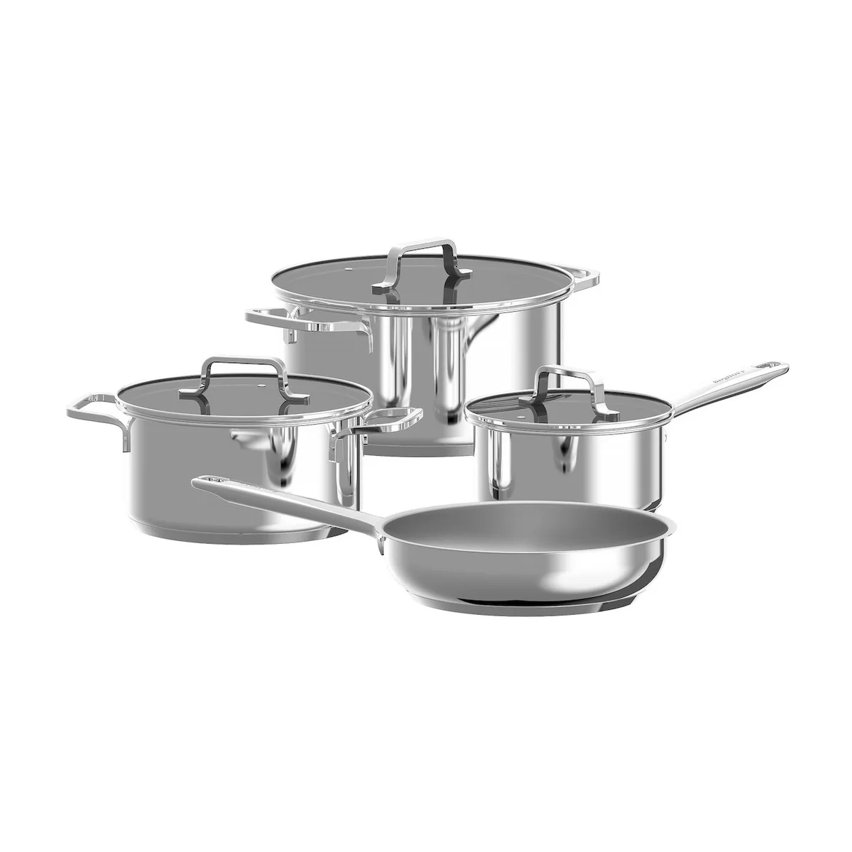 Kookpannenset 7-delig Dina Pan Grijs van BergHOFF – productfoto