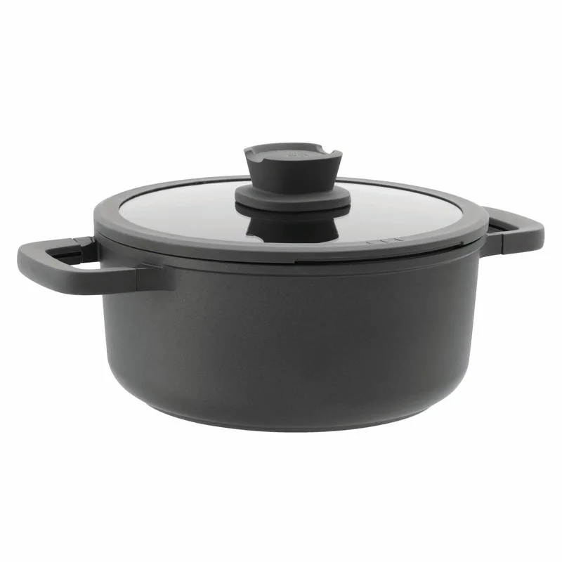 Kookpot antikleef Stone 24x11cm - PFAS-vrij de BergHOFF en Noir – photo produit