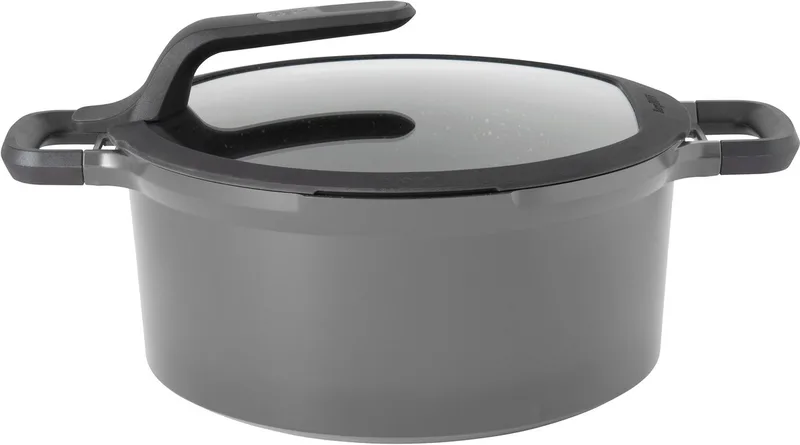 Kookpot met deksel en hittebestendige handvaten grijs 28 cm - Grijs - PFAS-vrij by BergHOFF in Grey – product photo
