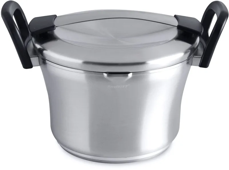 Kookpot met deksel zwart 24 cm - Zwart - PFAS-vrij fra BergHOFF i Sort – produktbillede
