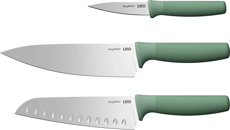 LEO 3-delig advanced messenset Forest van BergHOFF in Groen – productfoto