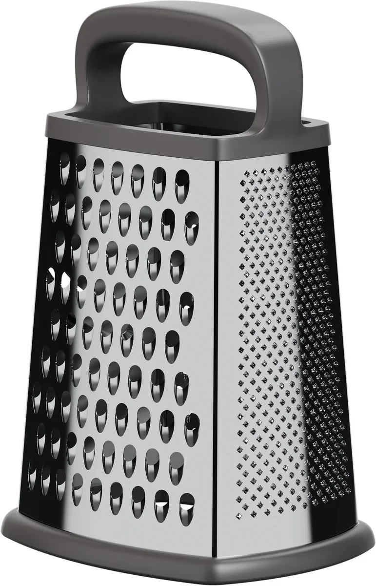 LEO 4-zijdige rasp Moonmist 22,50cm von BergHOFF in Grau – Produktfoto