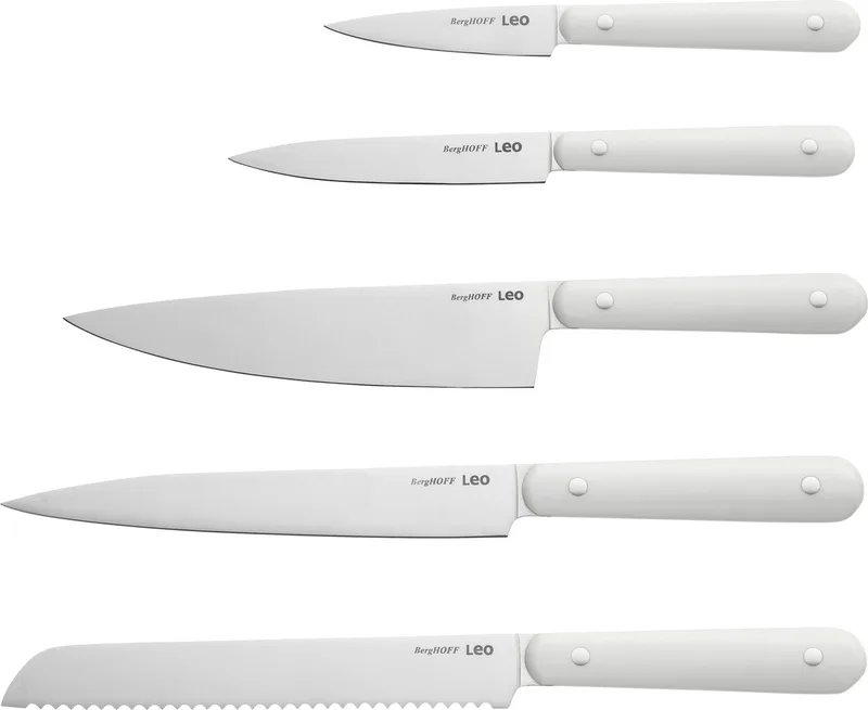 LEO 5-delige complete messenset Glints Spirit by BergHOFF in White – product photo