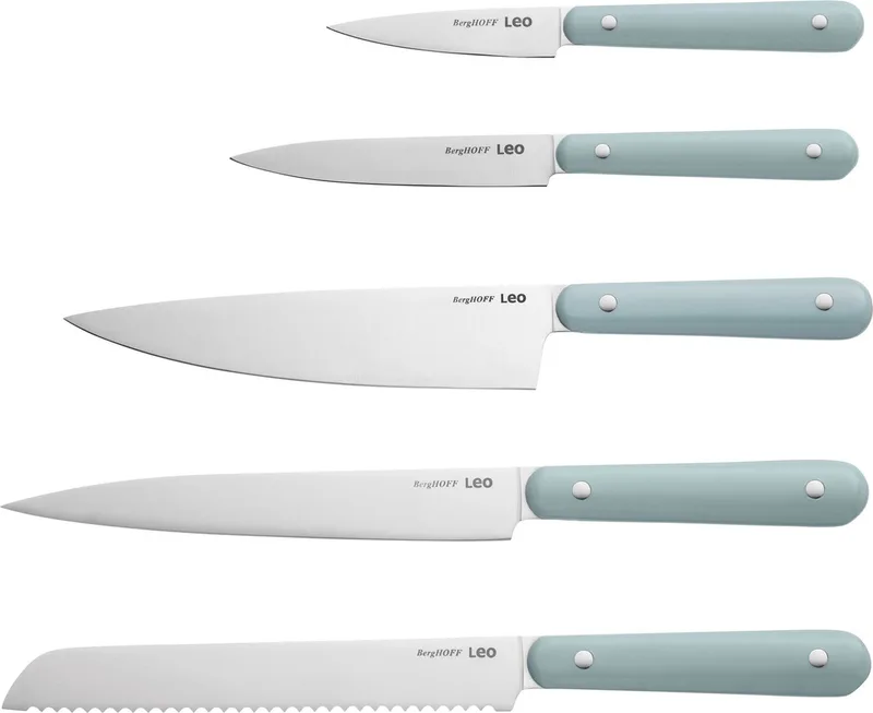 LEO 5-delige complete messenset Slate by BergHOFF in Blue – product photo
