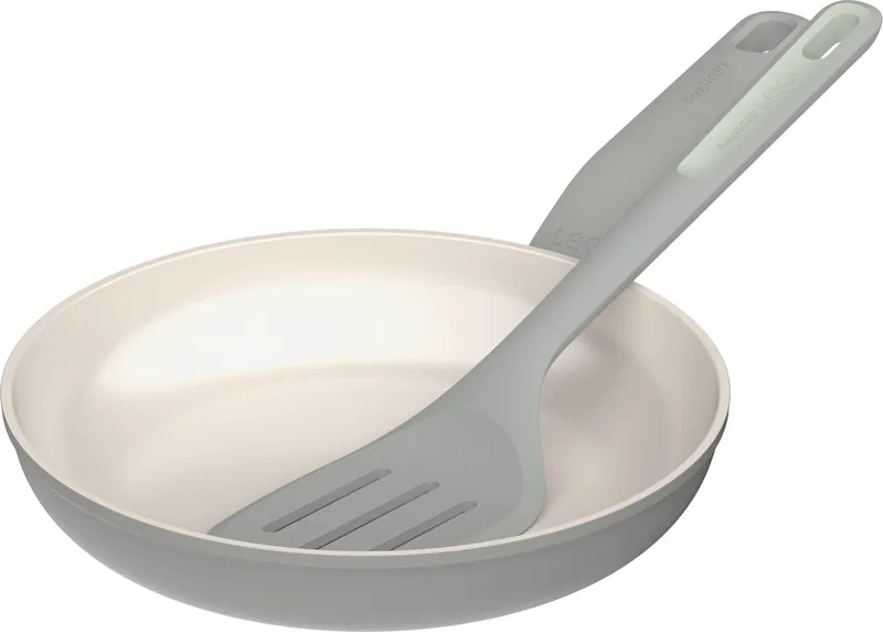 LEO Braadpan antikleef Balance Moonmist met bakspaan Balance - Ø 24cm - PFAS-vrij by BergHOFF in Grey – product photo