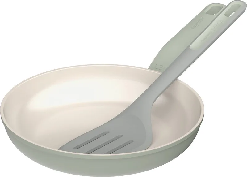 LEO Braadpan antikleef Balance Sage met bakspaan Balance - Ø 24cm - PFAS-vrij fra BergHOFF i Grøn – produktbillede