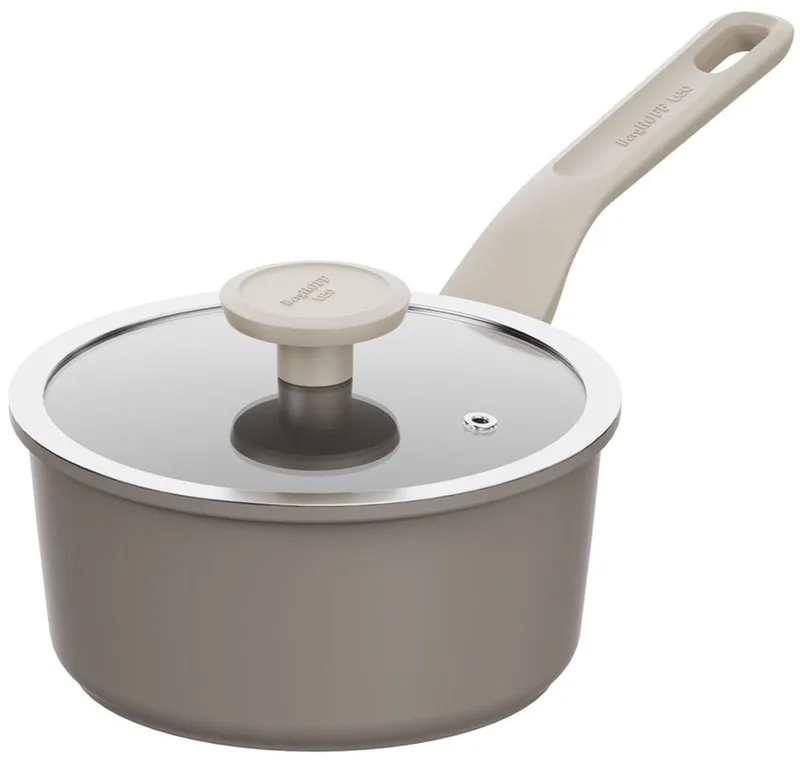 LEO Dune 3-delige kookpannenset met deksels – Steelpan 18 cm en kookpotten 18 en 20 cm - - PFAS-vrij von BergHOFF – Produktfoto
