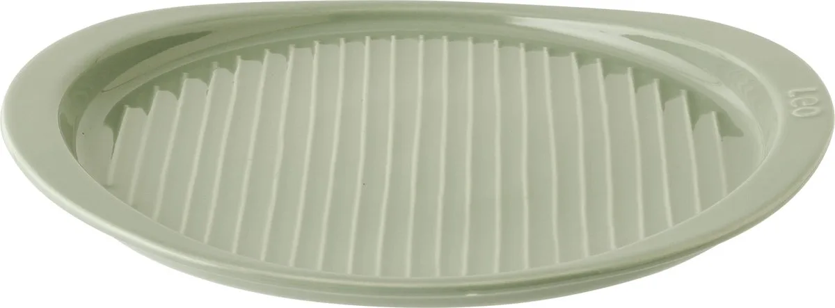 LEO Geribbelde pizza bakplaat Balance 33,80x33x2,50cm - PFAS-vrij van BergHOFF in Groen – productfoto