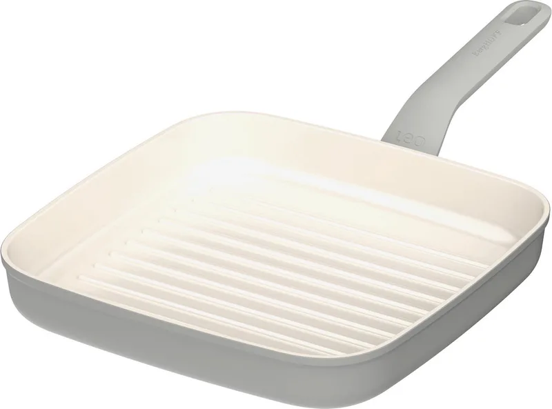 LEO Grillpan antikleef Balance Moonmist - Ø 24cm - PFAS-vrij fra BergHOFF i Grå – produktbillede