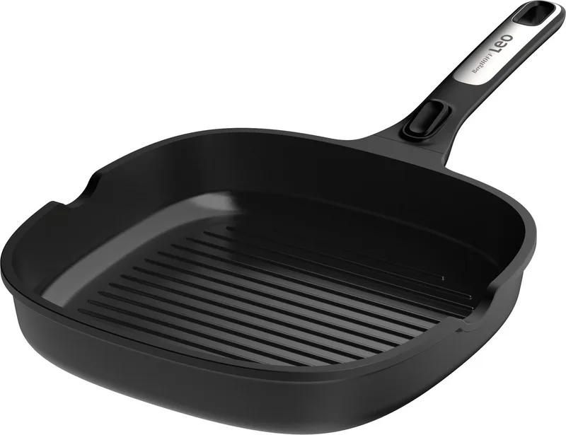 LEO Grillpan antikleef Phantom - Ø 26cm - PFAS-vrij by BergHOFF in Black – product photo