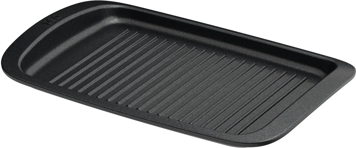 LEO Grillplaat antikleef Graphite 42x27,50cm - PFAS-vrij de BergHOFF en Noir – photo produit