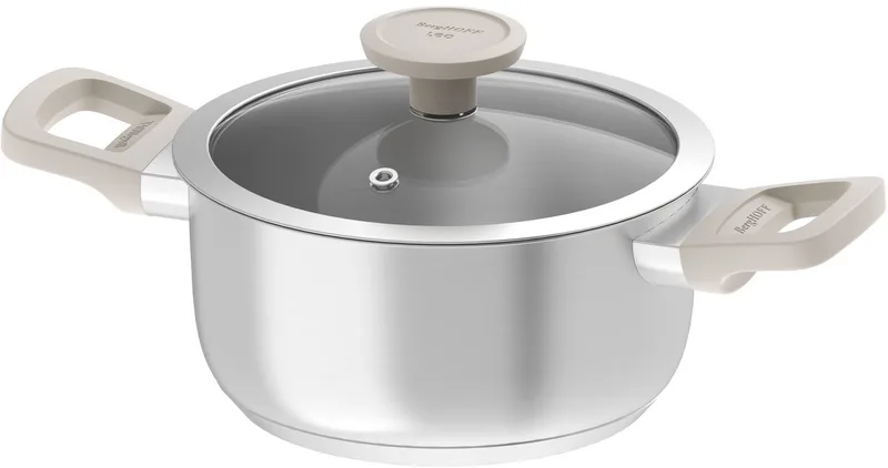 LEO Kookpot met deksel Bolt Clay - Ø 18cm - PFAS-vrij von BergHOFF in Metaal – Produktfoto