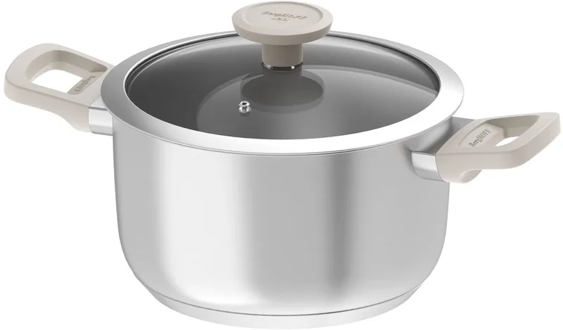 LEO Kookpot met deksel Bolt Clay - Ø 20cm - PFAS-vrij de BergHOFF en Metaal – photo produit