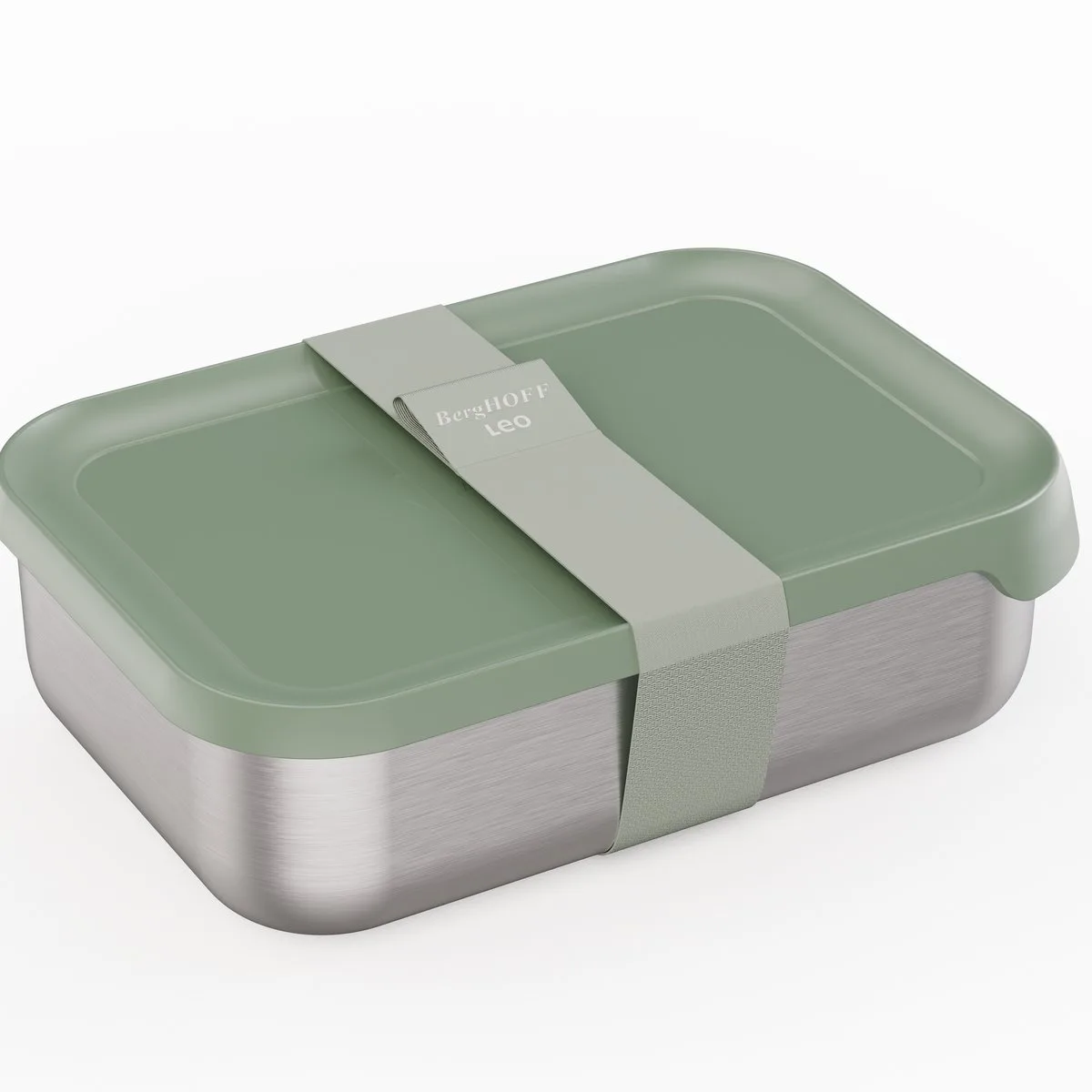 LEO Lunchbox 21,50 x 15,50 x 6,30 cm från BergHOFF i Metaal – produktbild