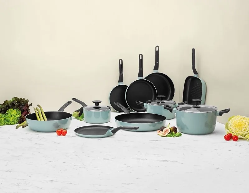 LEO Pannenkoekenpan antikleef Slate - Ø 24cm - PFAS-vrij by BergHOFF in Blue – product photo