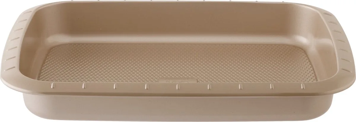 LEO Rechthoekige cakevorm Balance 34x25,50x5cm - PFAS-vrij van BergHOFF in Champagne – productfoto