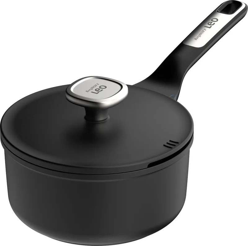 LEO Sauspan antikleef met deksel Phantom - Ø 18cm - PFAS-vrij by BergHOFF in Black – product photo